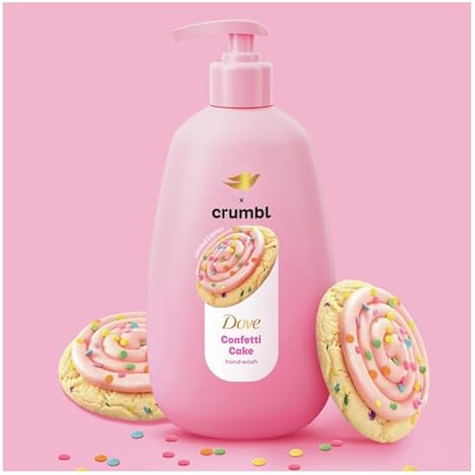 Dove X CRUMBL MOISTURIZING HAND SOAP 2-PACK 355ML PUMP LIMITED EDITION (CONFETTI CAKE) - Image 3